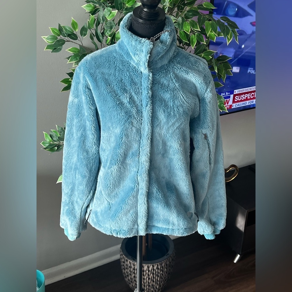 Mountain Hardwear Jacket Womens Medium Fluffy Fleece Windstopper GoreT